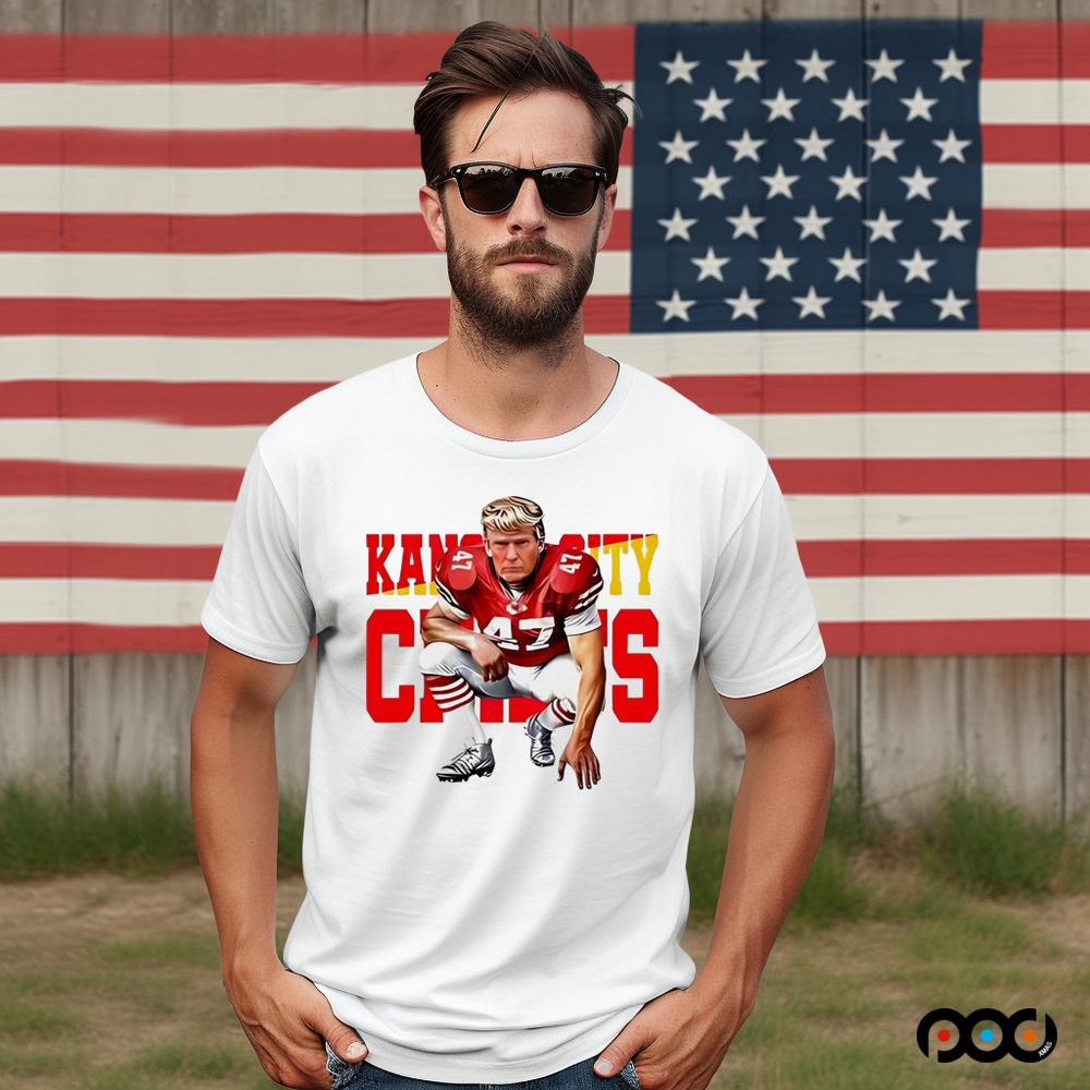Trump 47 Kansas City Chiefs Super Bowl Lix 2025 shirt