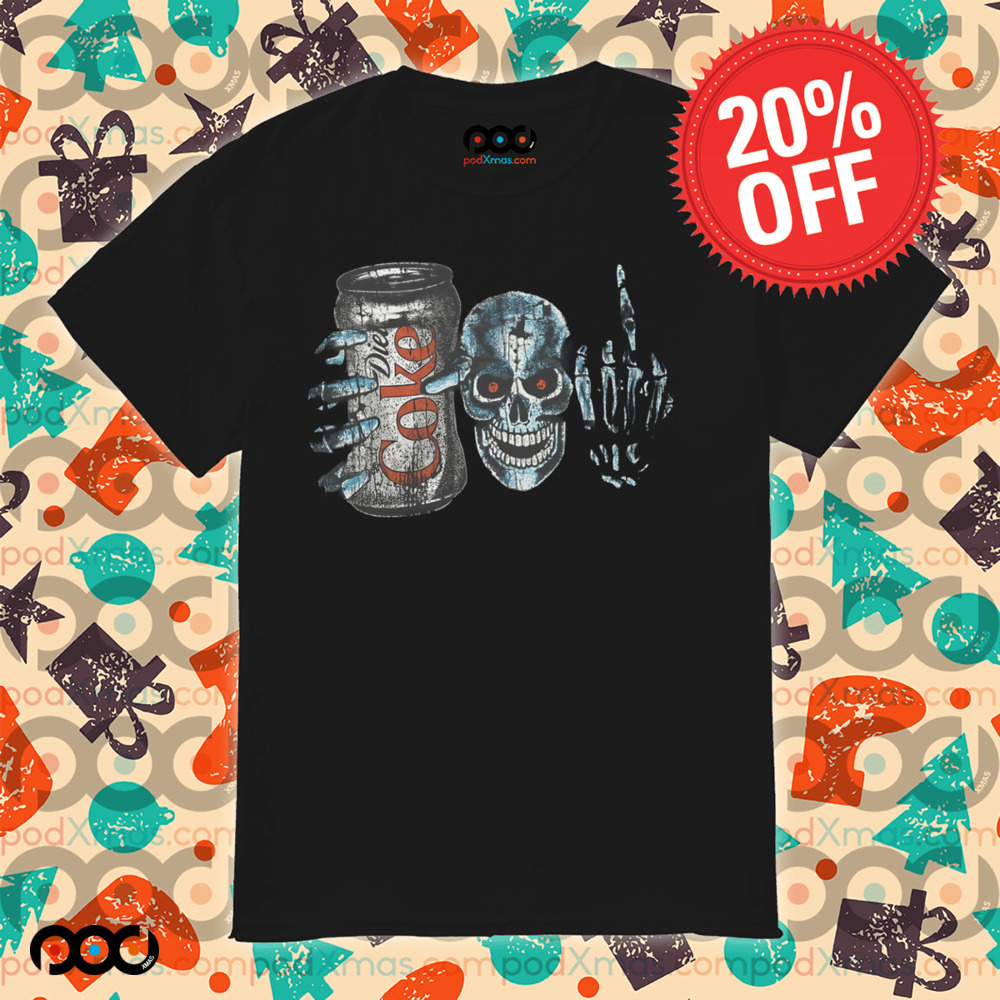 Skeleton Diet Coke Metal Shirt