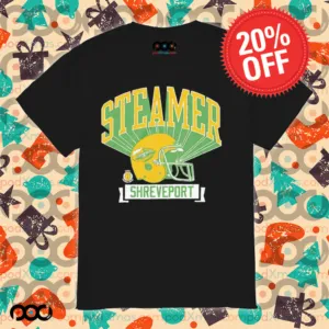 1974 Shreveport Steamer retro helmet shirt