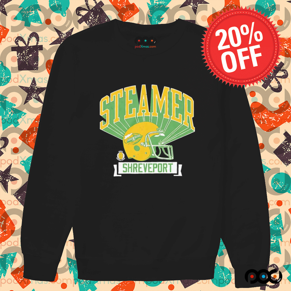 1974 Shreveport Steamer retro helmet shirt