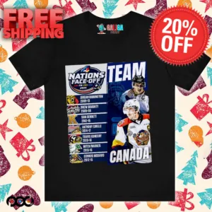 2025 4 Nations Face-Off Can Fin Swe Usa team Canada graphic shirt