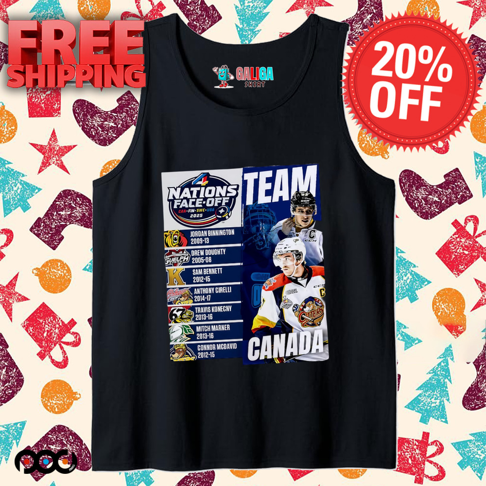 2025 4 Nations Face-Off Can Fin Swe Usa team Canada graphic shirt
