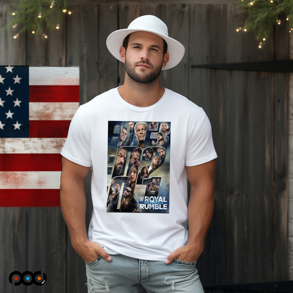 2025 Wwe Royal Rumble Event Poster Shirt