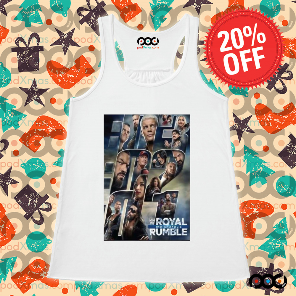 2025 Wwe Royal Rumble Event Poster Shirt