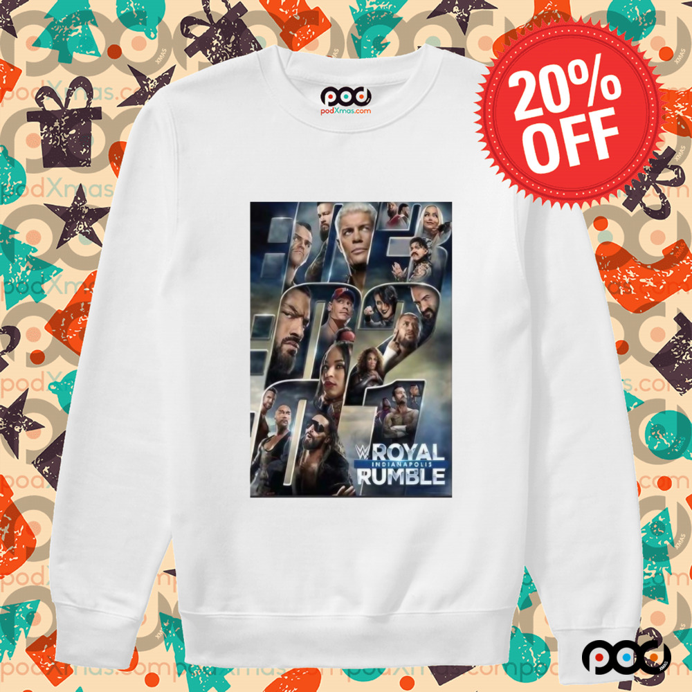 2025 Wwe Royal Rumble Event Poster Shirt
