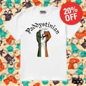 Strong Paddystinian Irish Palestine Flag shirt