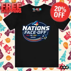 4 Nations Face Off Can Fin Swer USA 2025 Shirt