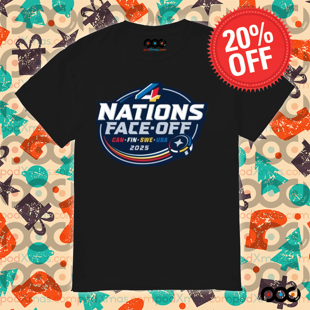 4 Nations Face Off Can Fin Swer USA 2025 Shirt