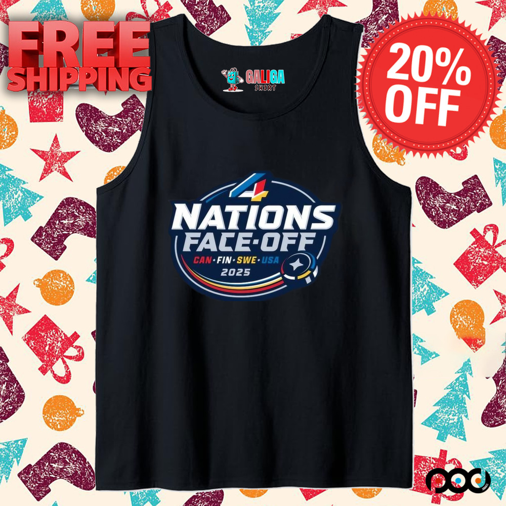 4 Nations Face Off Can Fin Swer USA 2025 Shirt