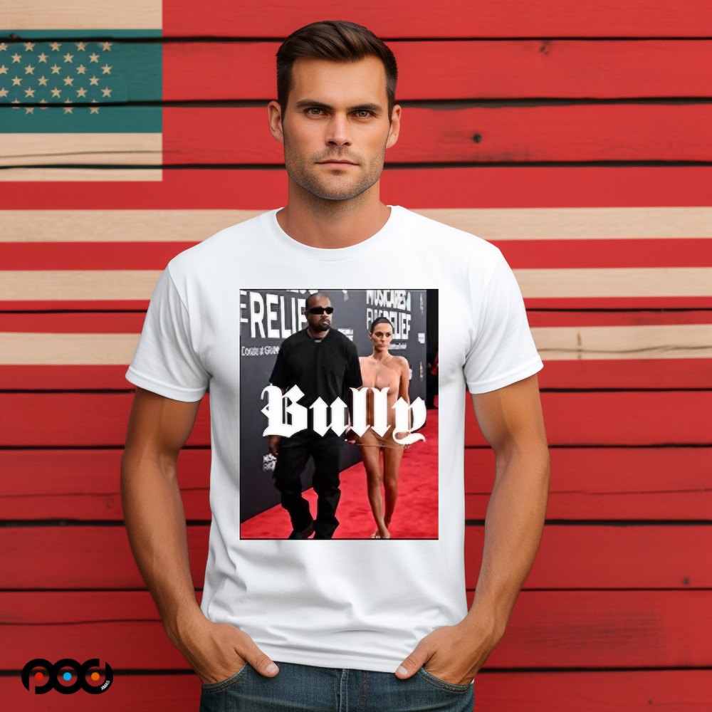 Kanye West Bianca Censori Reportedly Kicked Out Of Grammys After Showing Up Uninvited Shirt Bully Prototype Shirt