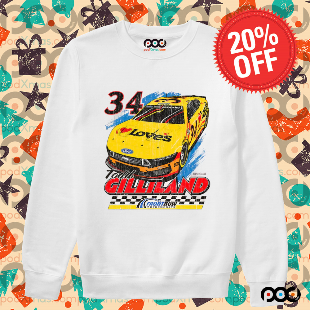 Todd Gilliland Front Row Love’s Car shirt