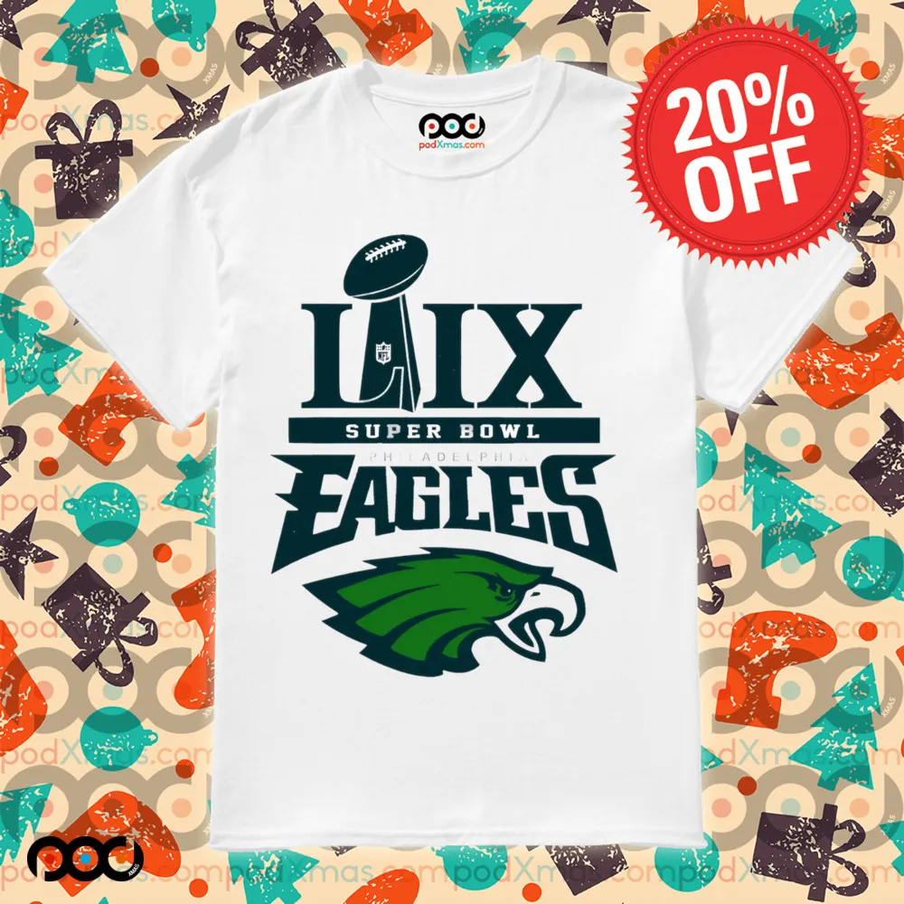 LIX Super Bowl Philadelphia Eagles Champions 2025 shirt