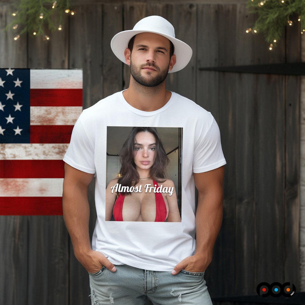 Almost Friday Emrata selfie shirt