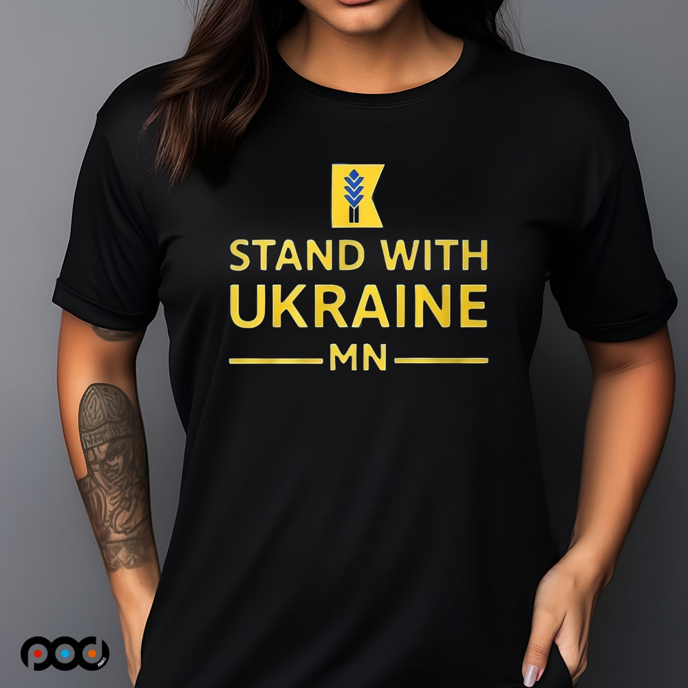 Amy Klobuchar Wearing Stand With Ukraine Shirt