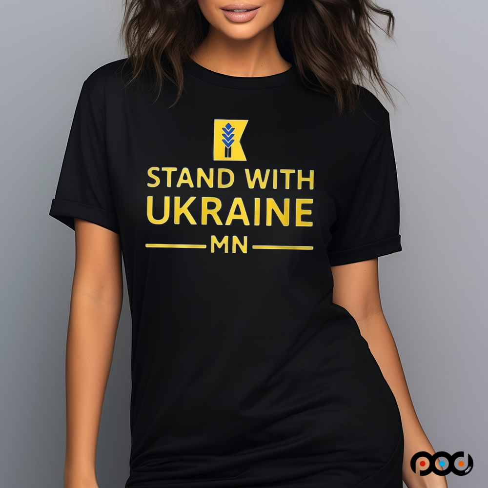 Amy Klobuchar Wearing Stand With Ukraine Shirt