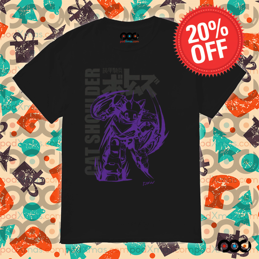 Armored Trooper Votoms x Tokyo Women's Pro Wrestling Cat Shoulder Shirt 6 Armored Trooper Votoms x Tokyo Women's Pro Wrestling Cat Shoulder Shirt