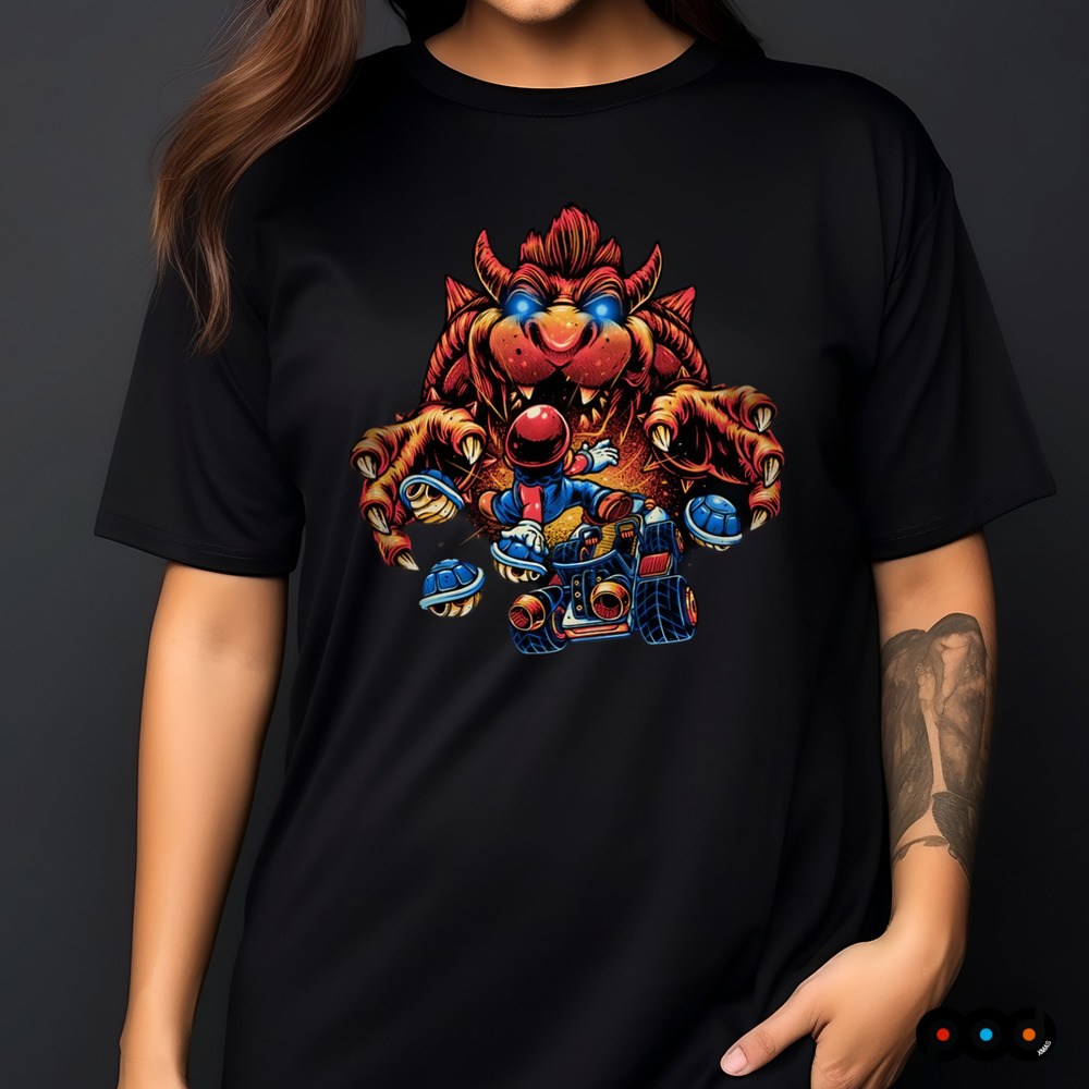 Attack on The Final Boss Mario shirt