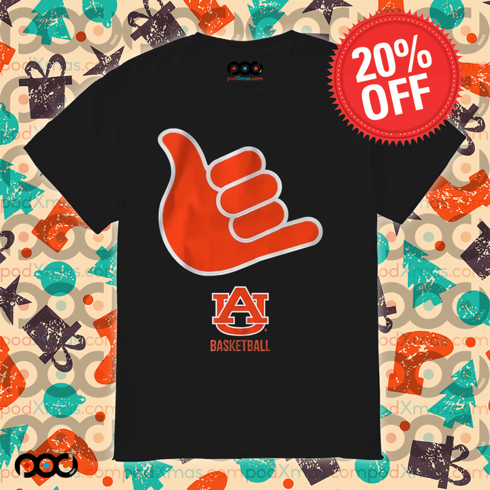 Auburn Basketball Call God Hand Sign shirt