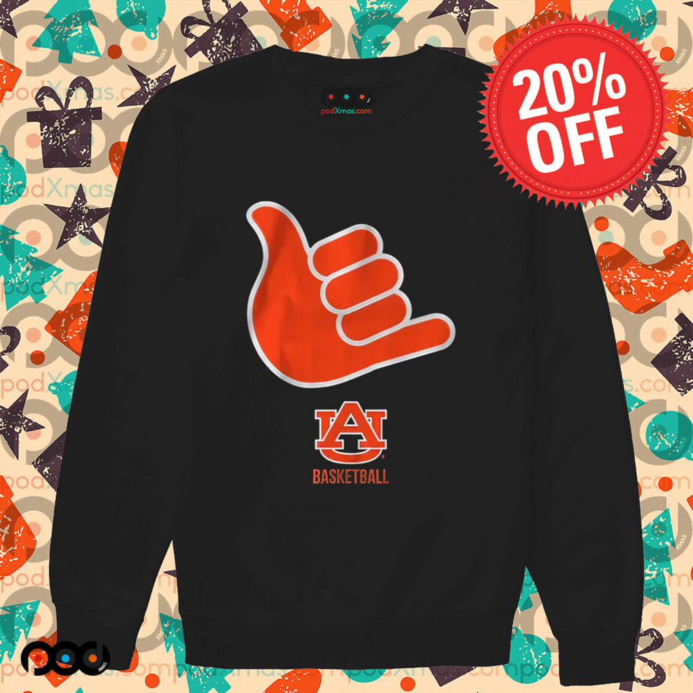 Auburn Basketball Call God Hand Sign shirt