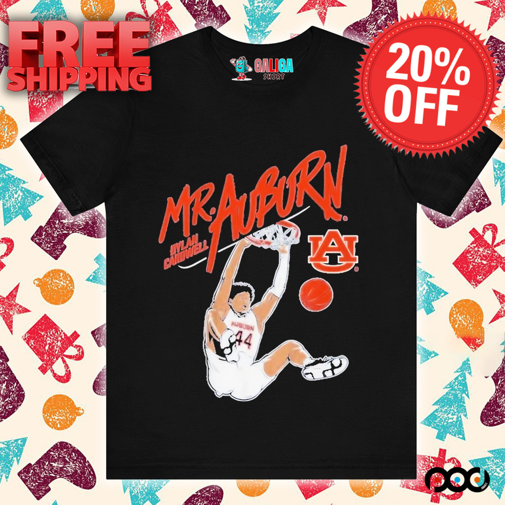 Auburn Basketball Dylan Cardwell Mr. Auburn Shirt