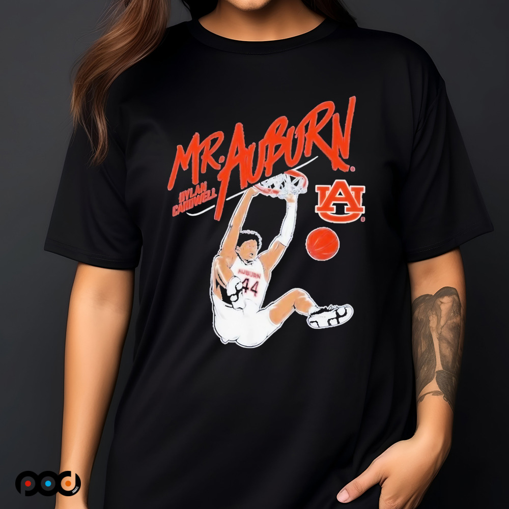 Auburn Basketball Dylan Cardwell Mr. Auburn Shirt