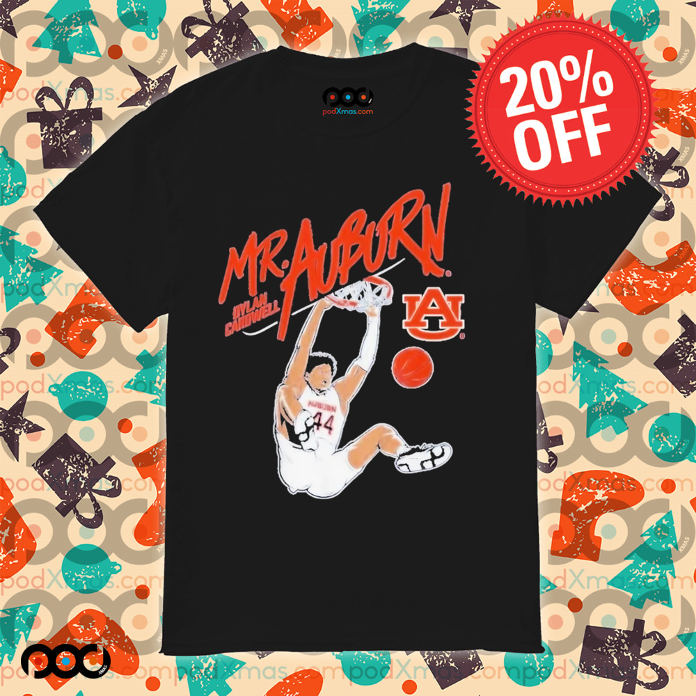 Auburn Basketball Dylan Cardwell Mr. Auburn Shirt
