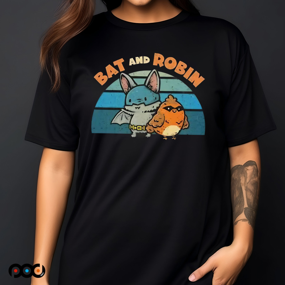 Bat and robin shirt