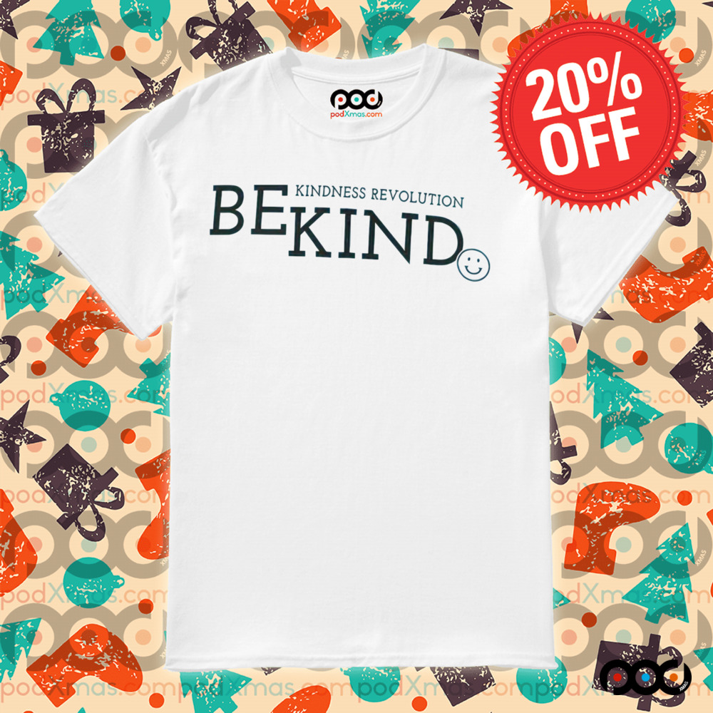 Be kind kindness revolution smiley face icon shirt