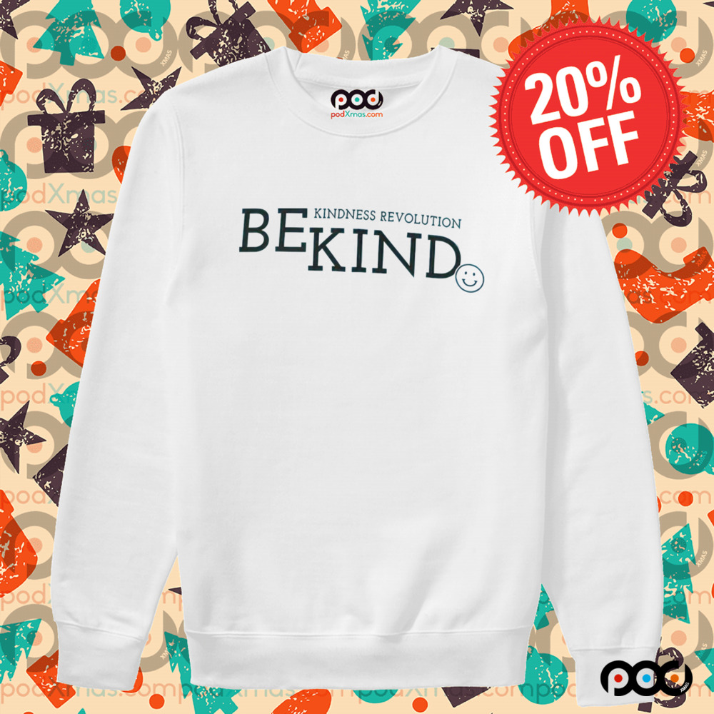 Be kind kindness revolution smiley face icon shirt