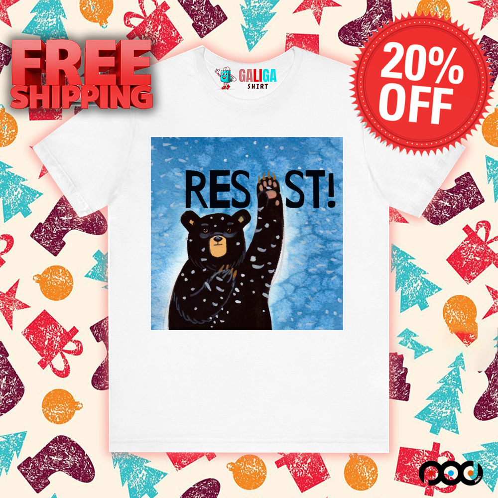 Bear resist hands up for help shirt 5 Bear resist hands up for help shirt
