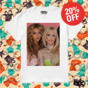 Beyonce and Britney Spears Photo Retro Shirt