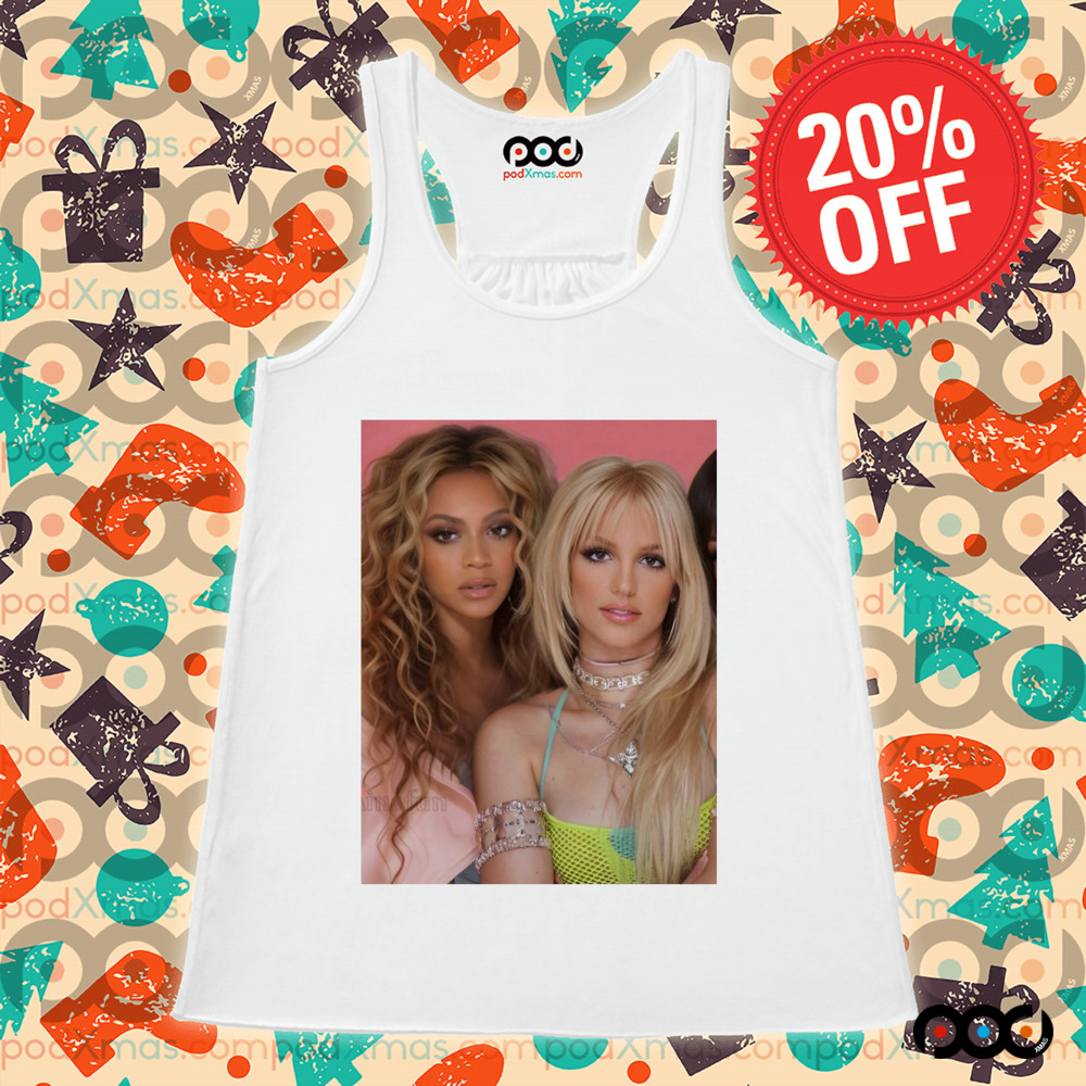 Beyonce and Britney Spears Photo Retro Shirt