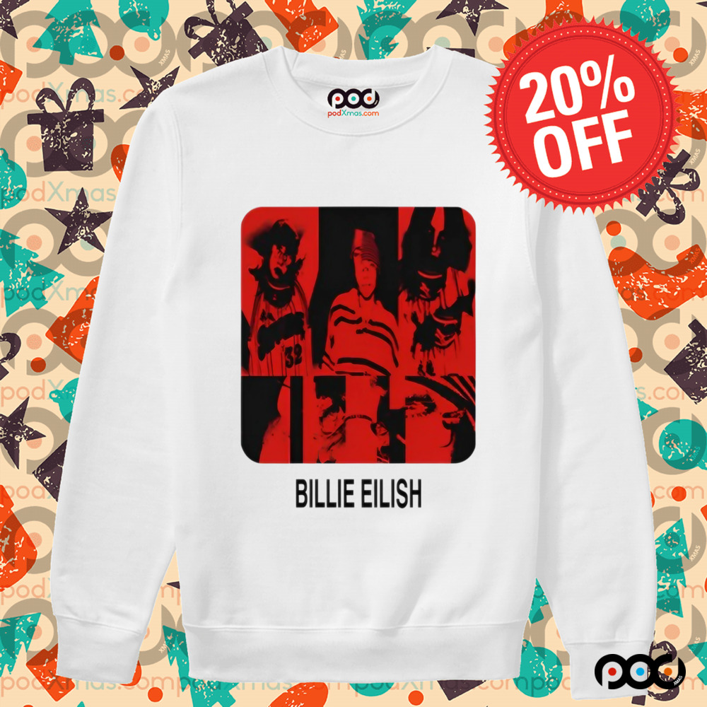 Billie Eilish Thermal be collage photo shirt