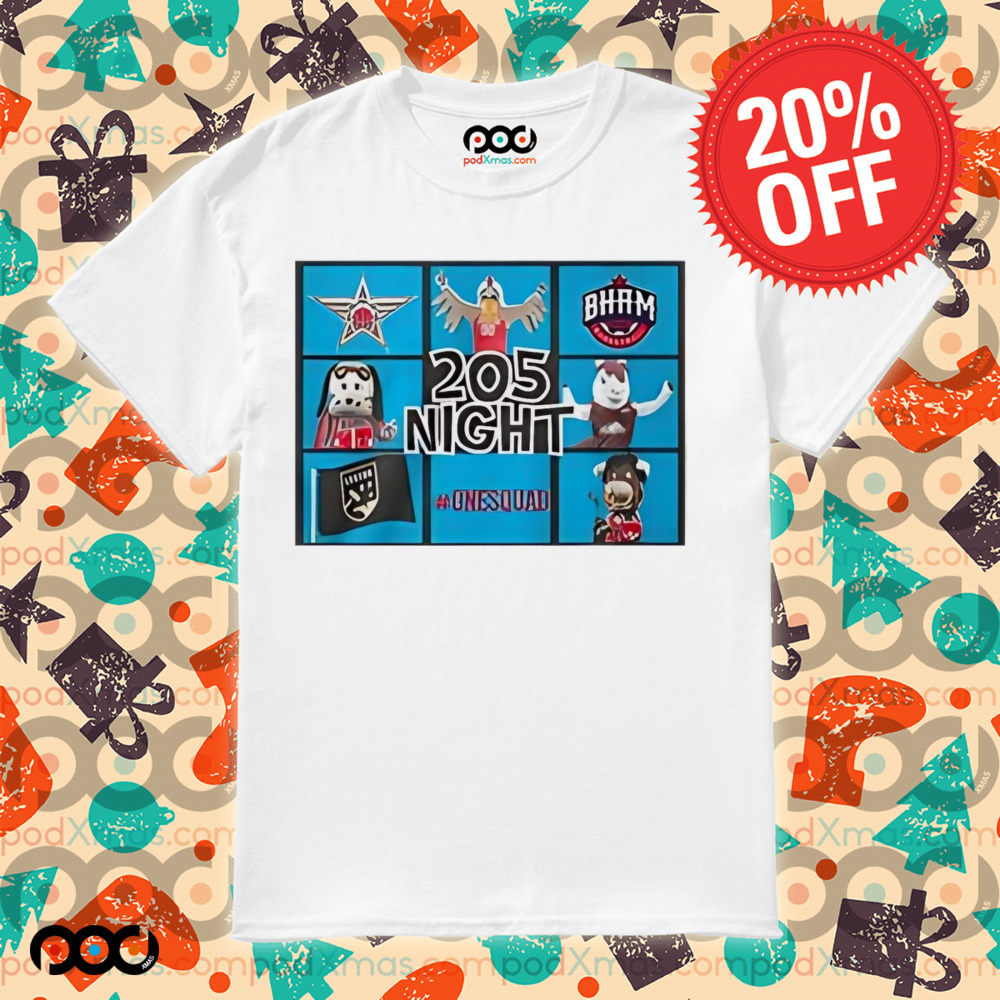 Birmingham Squadron 205 night OneSquad shirt