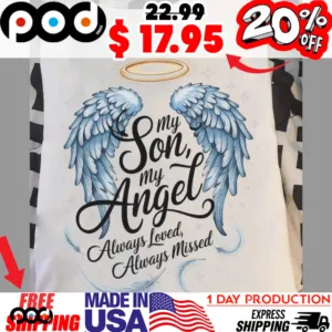 Blue wing My son my angel always loved always missed shirt