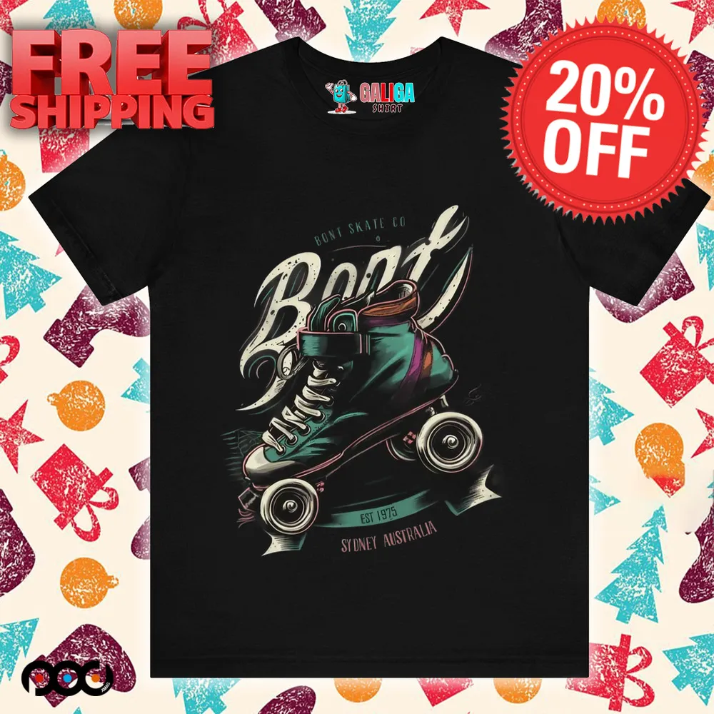 Bont skates est 1975 sydney australia shirt