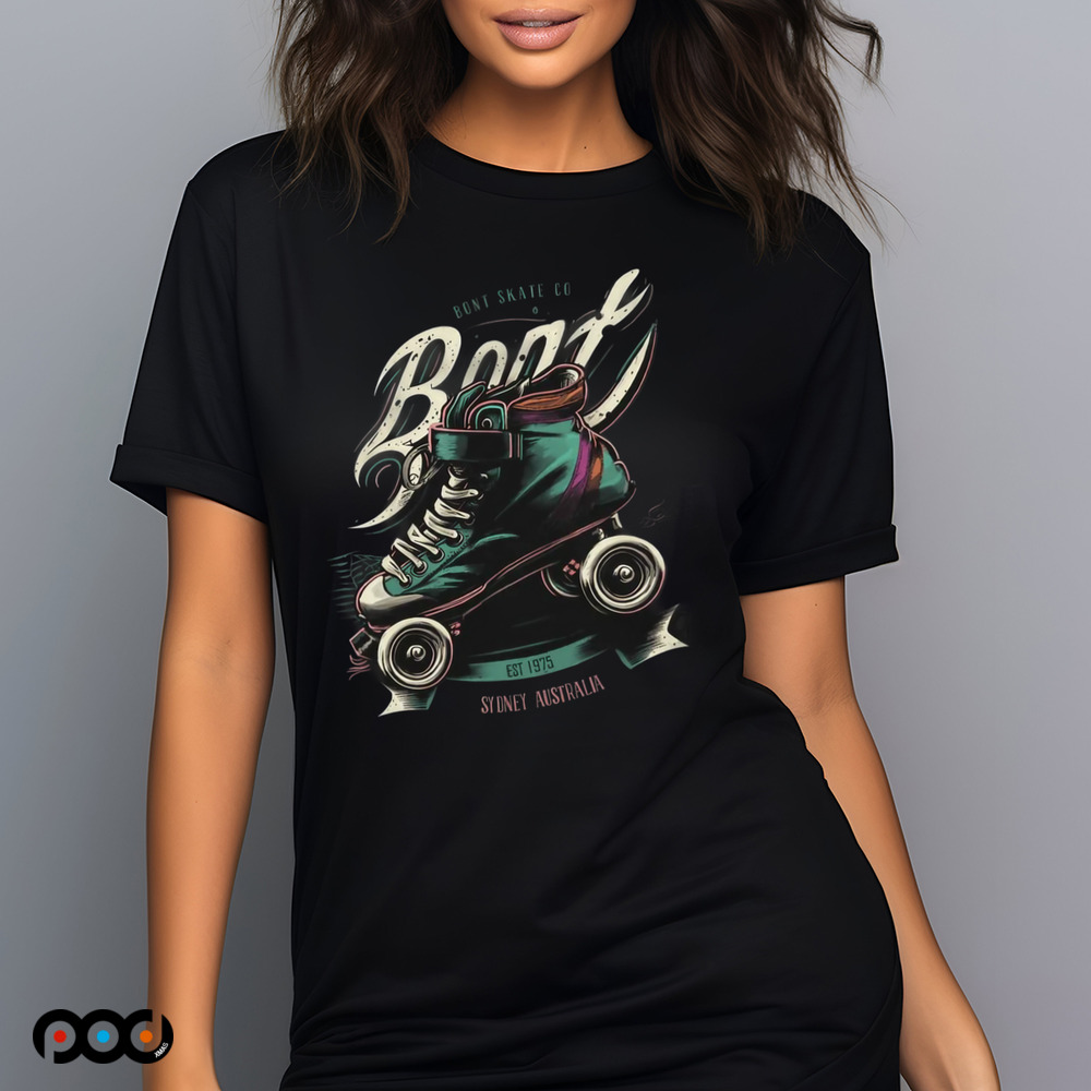 Bont skates est 1975 sydney australia shirt