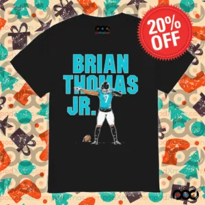 Brian Thomas Jr Superstar Pose Jacksonville Football Shirt