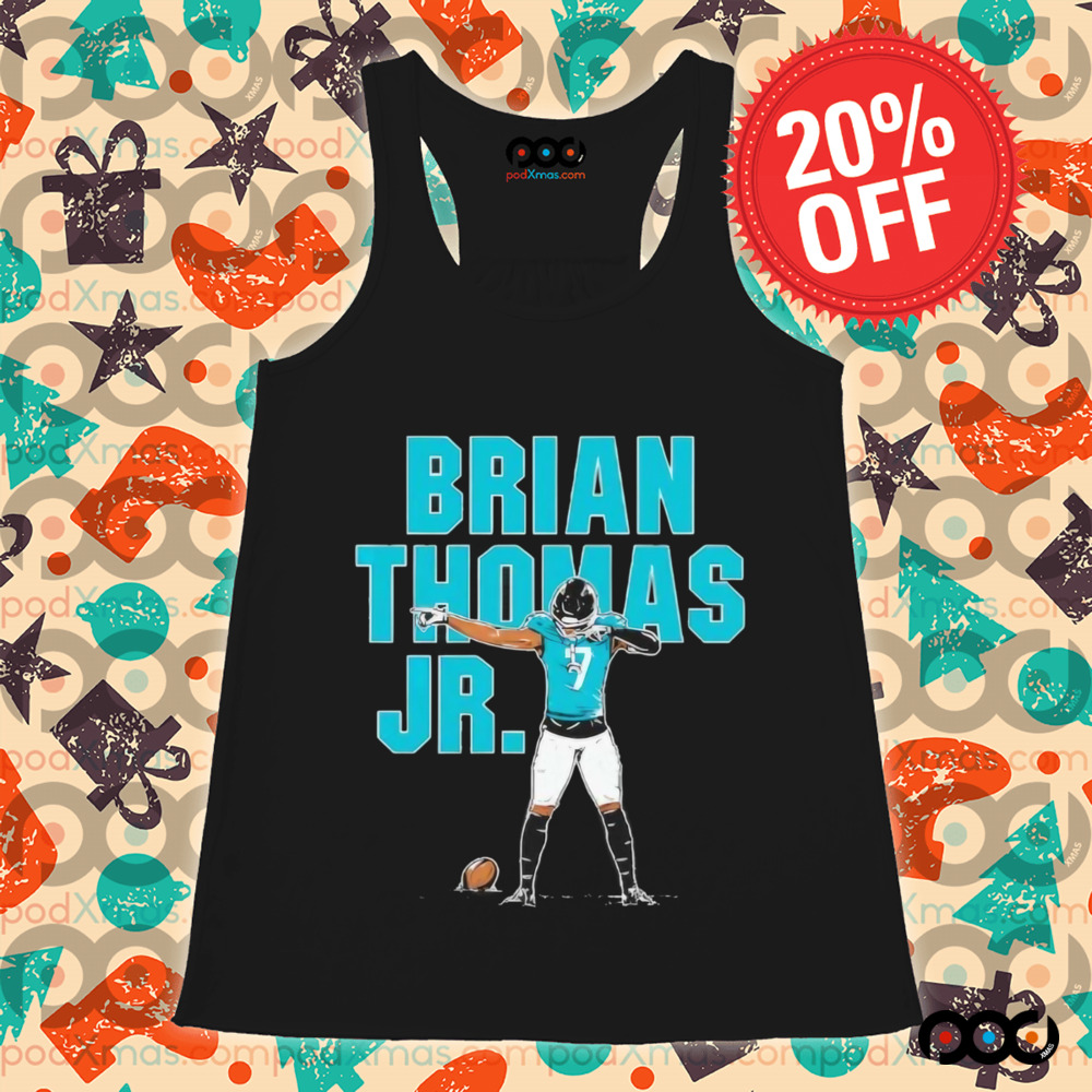 Brian Thomas Jr Superstar Pose Jacksonville Football Shirt