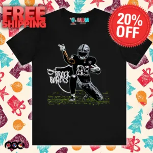 Brock Bowers 89 Las Vegas Raiders POSE graphic paint shirt