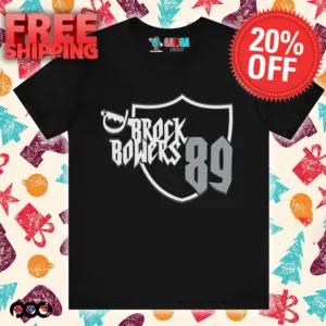 Brock Bowers Number Team 89 SHIRT