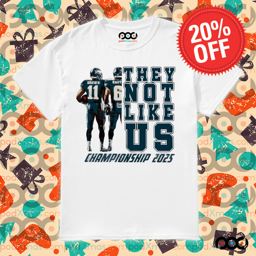 Brown Smith They Not Like Us Championship 2025 shirt