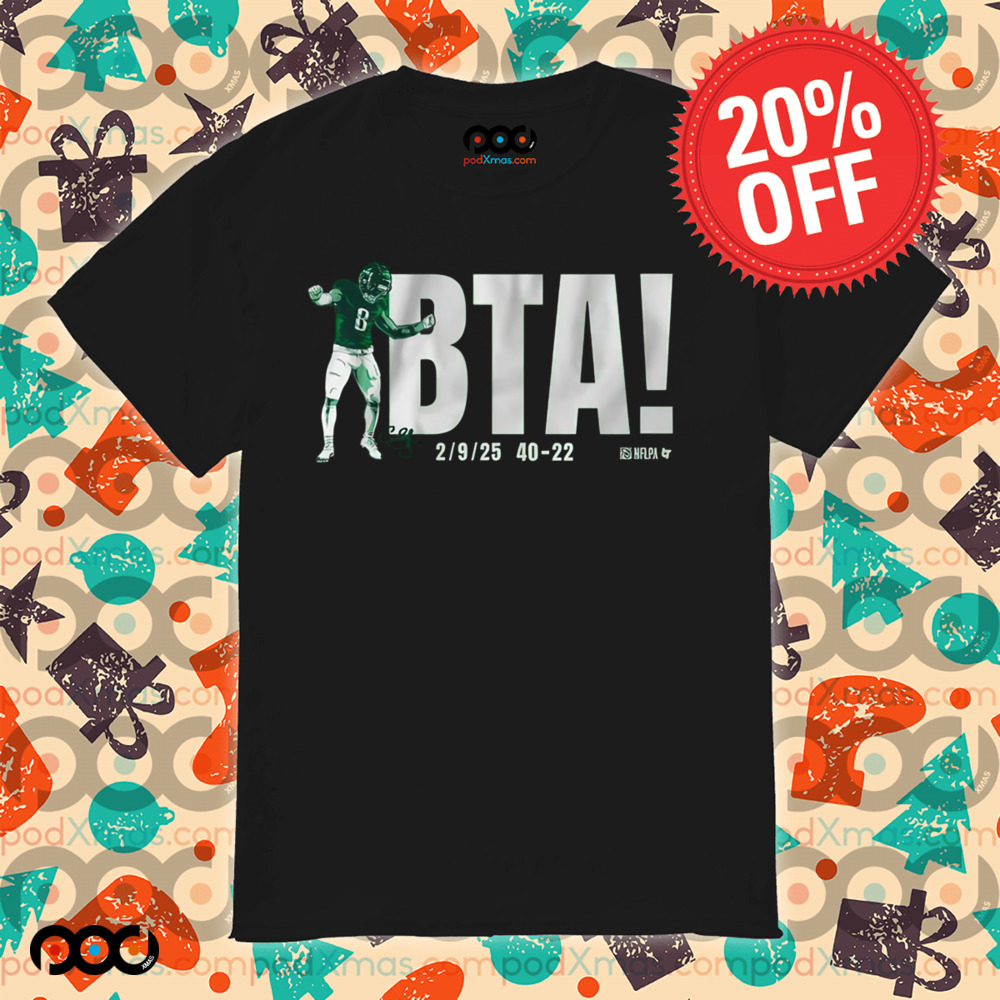 C.J. Gardner-Johnson Philadelphia Eagles BTA 2.9.25 40-22 shirt