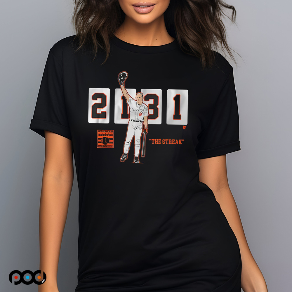 Cal Ripken Jr 2131 The Streak Baltimore Orioles caricature shirt