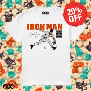 Cal Ripken Jr Baltimore Orioles Iron Man signature shirt