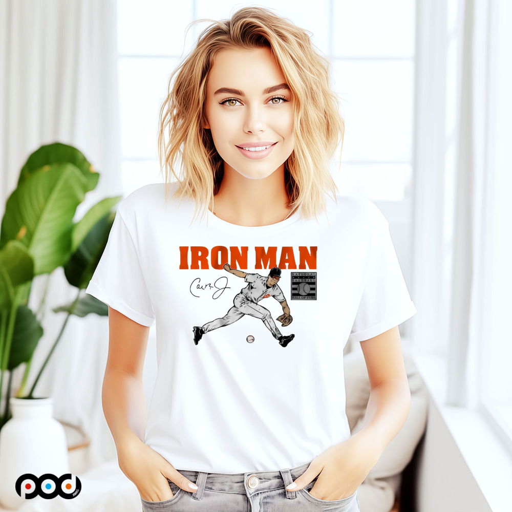 Cal Ripken Jr Baltimore Orioles Iron Man signature shirt