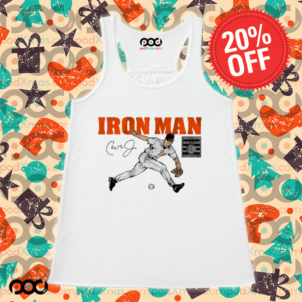 Cal Ripken Jr Baltimore Orioles Iron Man signature shirt