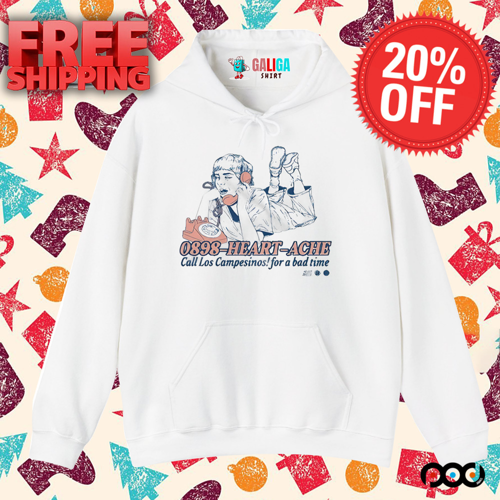 Call Los Campesinos 0898 heart ache Call Los Campesinos For A Bad Time shirt