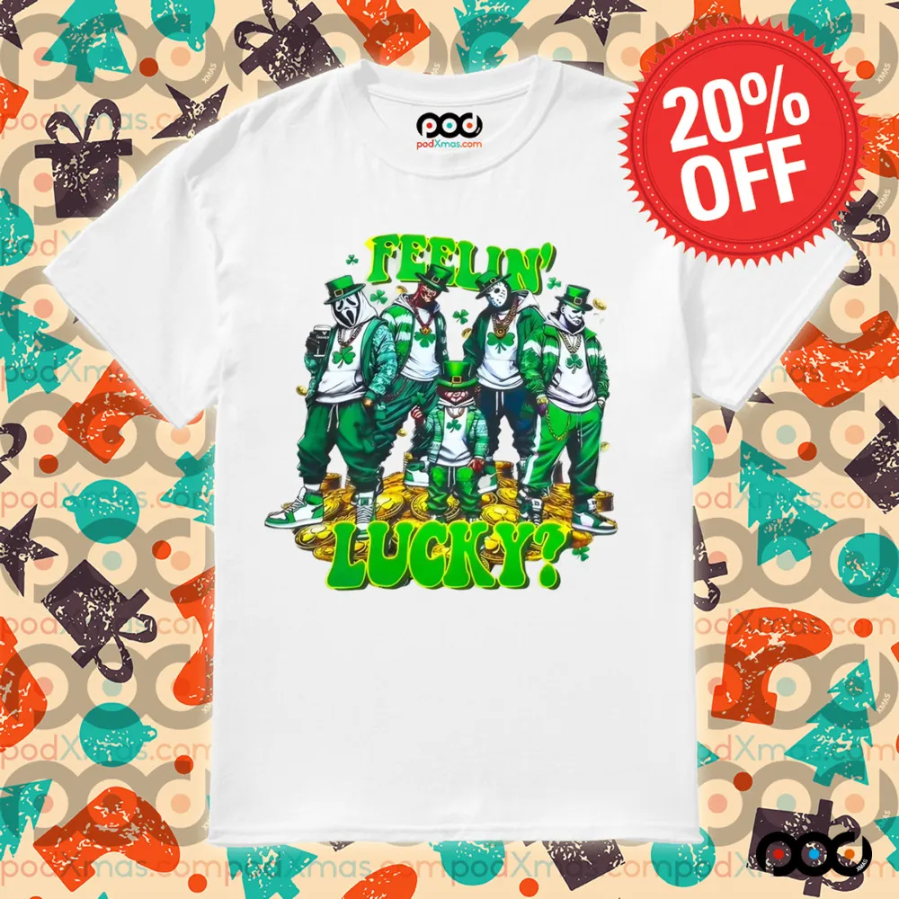 Celebrate St. Patrick's Day with Funny Horror Crew Shirt
