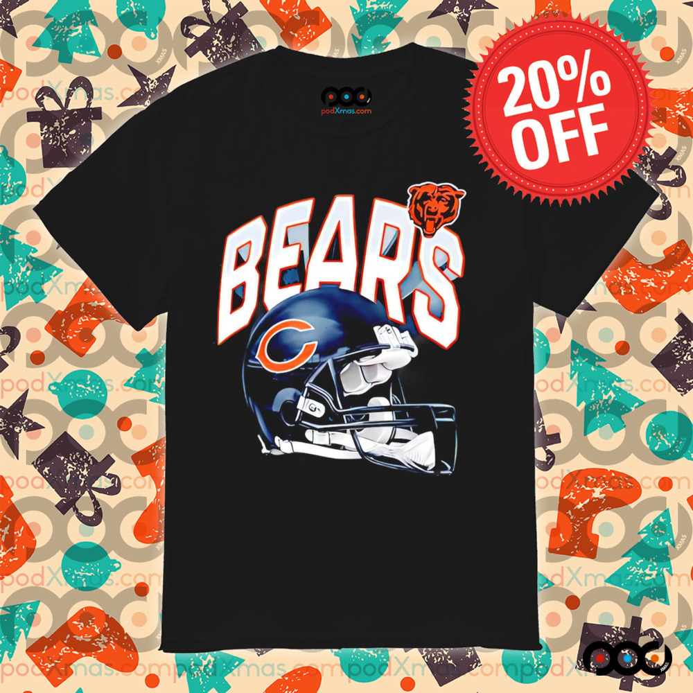 Chicago Bears helmet design retro shirt